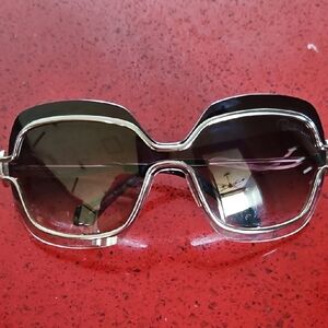 Stylish Black and Silver Sunglasses